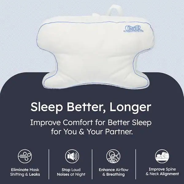 CPAPMax CPAP pillow 2.0 is a CPAP pillow for side sleepers designed for better sleep comfort.